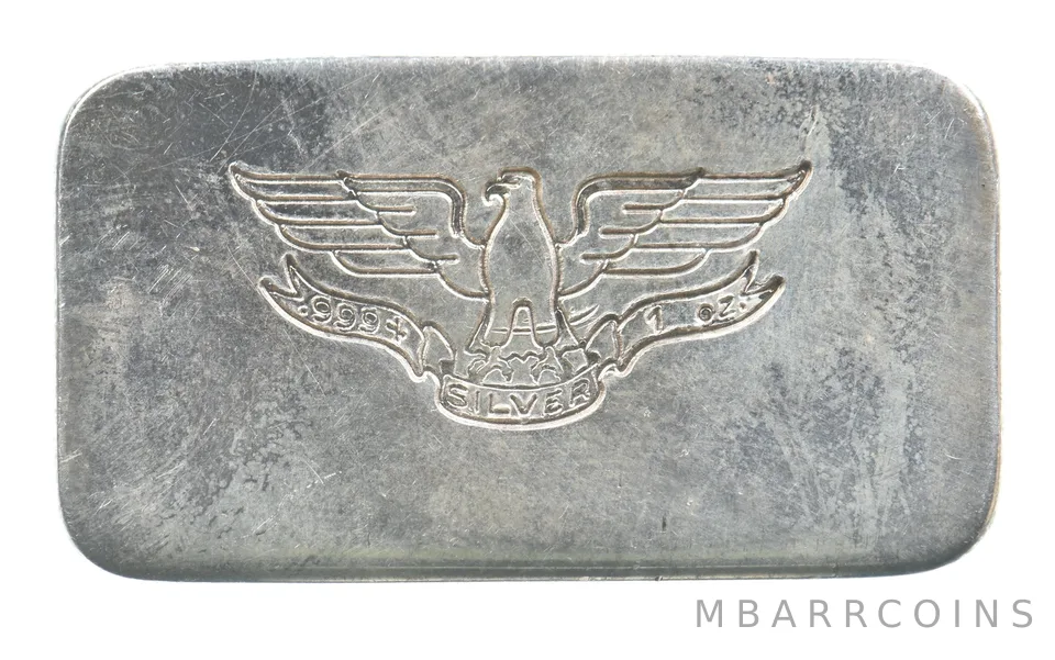 Rare Vintage WH Foster 1 oz Silver Bar Type 2 *0759