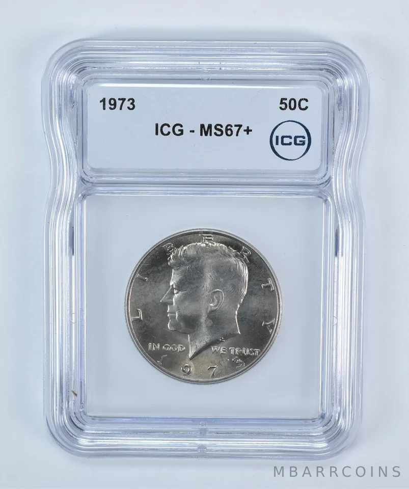 1973 Kennedy Half Dollar MS67+ ICG