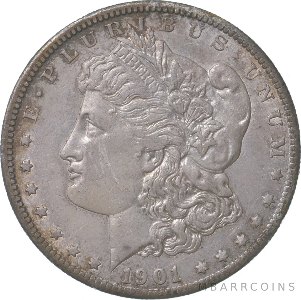 1901-O Morgan Silver Dollar a7137