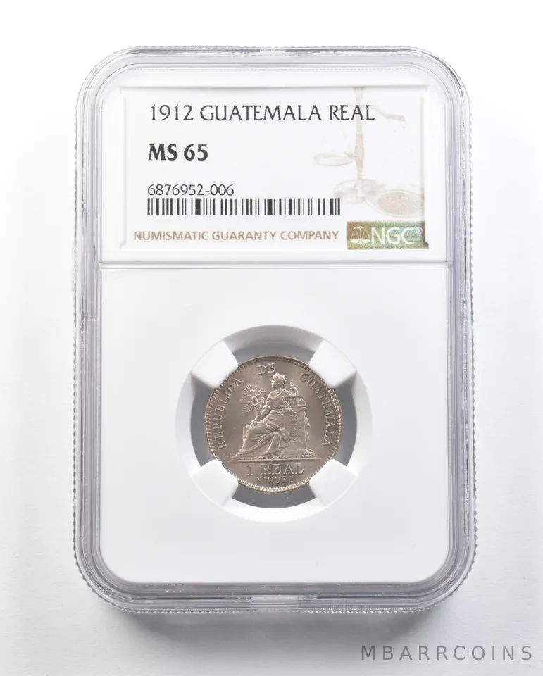 1912 Guatemala Real MS65 NGC *0613