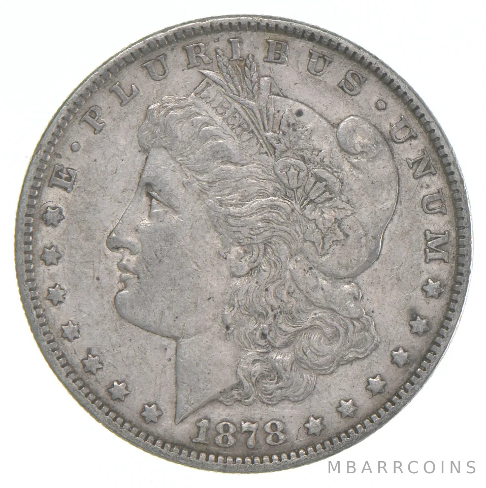 XF 1878 7TF Reverse 78 Morgan Silver Dollar (1 coin)