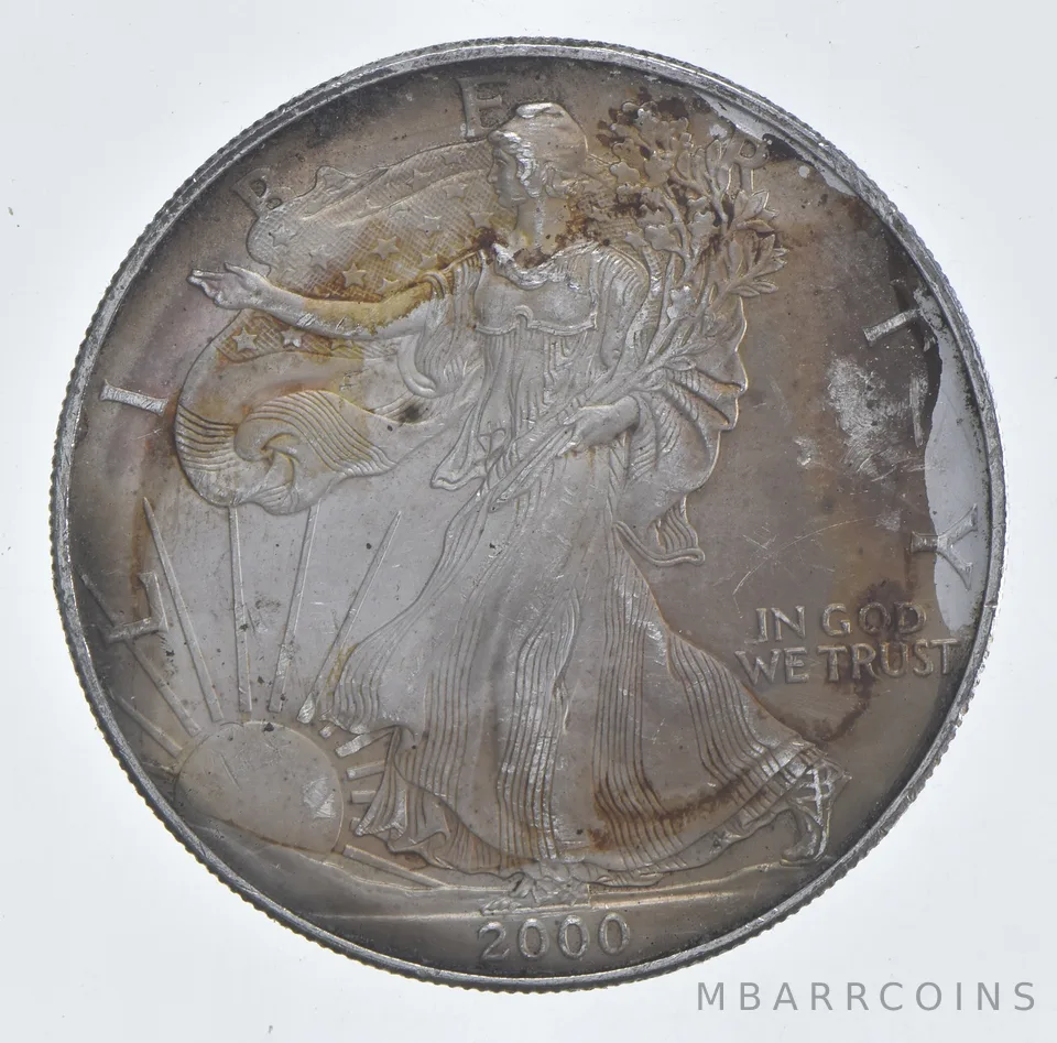 Better Date 2000 American Silver Eagle 1 Troy Oz .999 Fine Silver *094