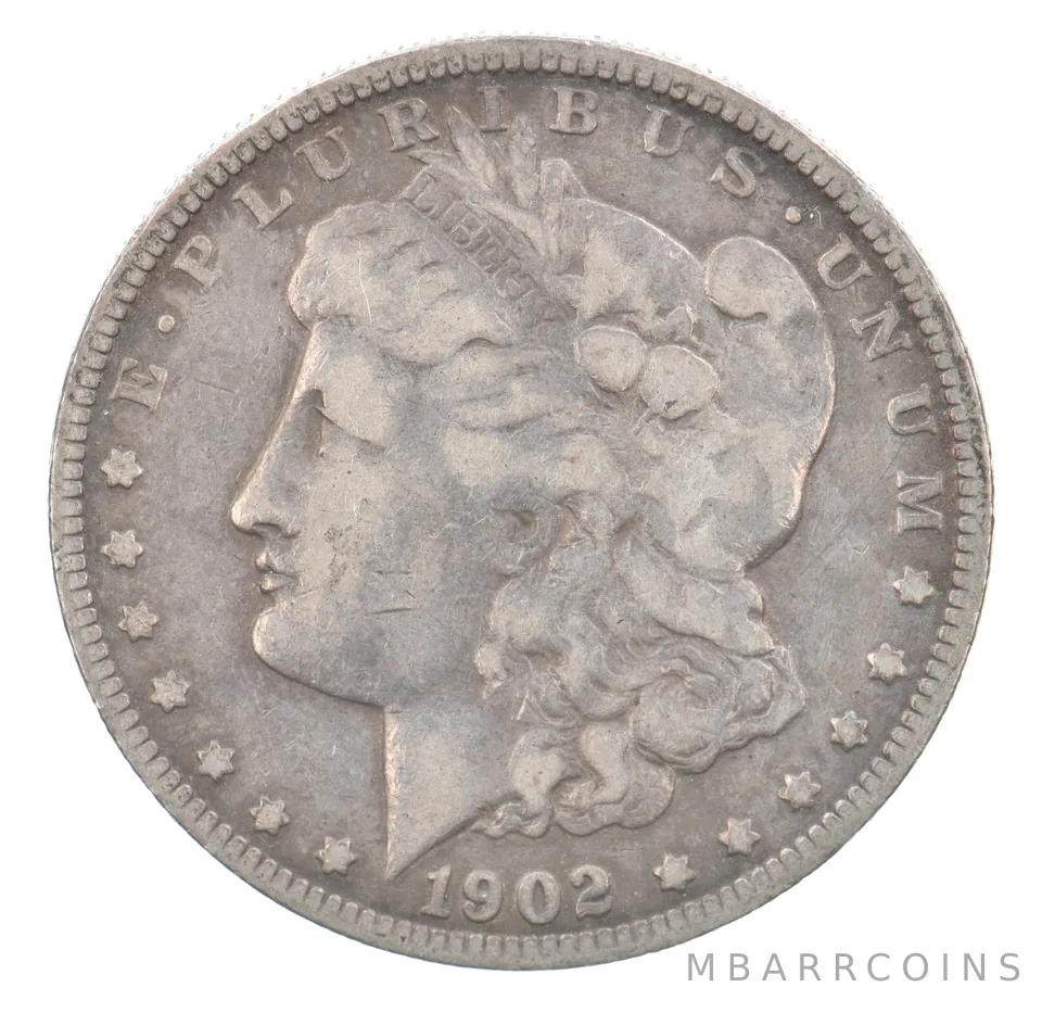 1902-O Morgan Silver Dollar Beautiful Tone Micro O *0968