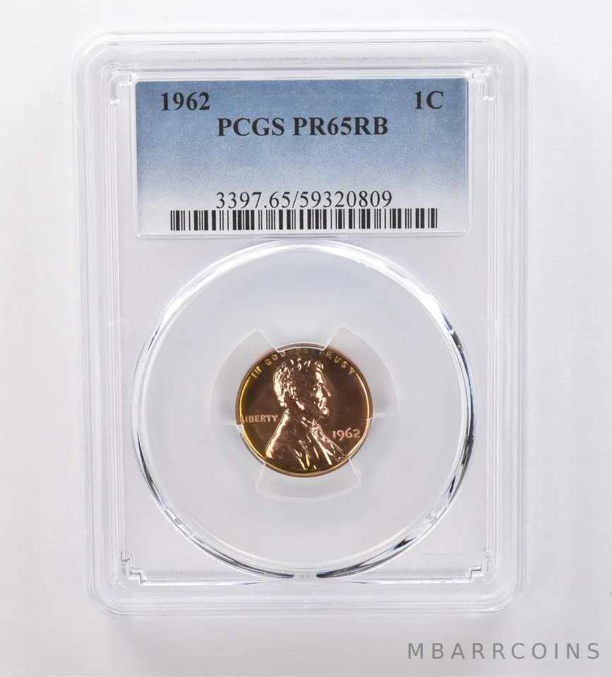 1962 Lincoln Memorial Cent PR65 RB PCGS Beautiful Tone *2069