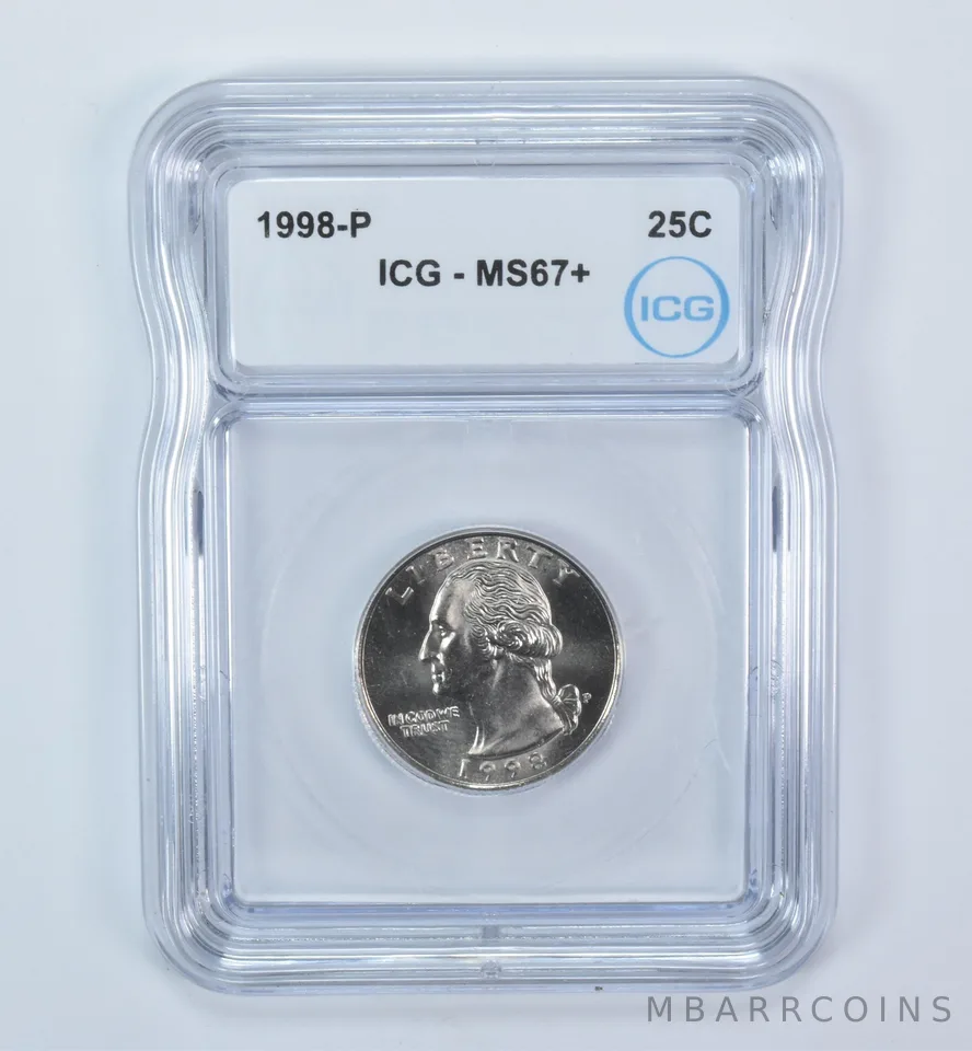 1998-P Washington Quarter MS67+ ICG