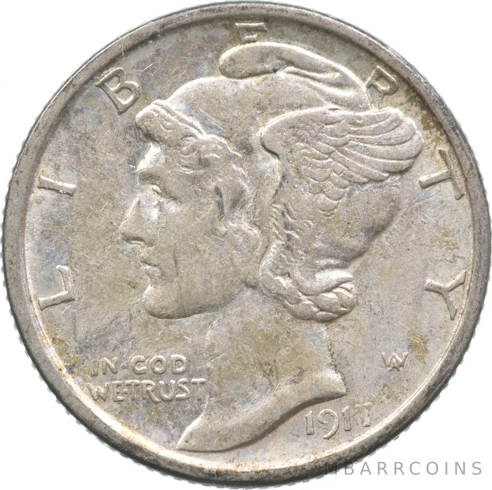 1917-S Mercury Dime *4915