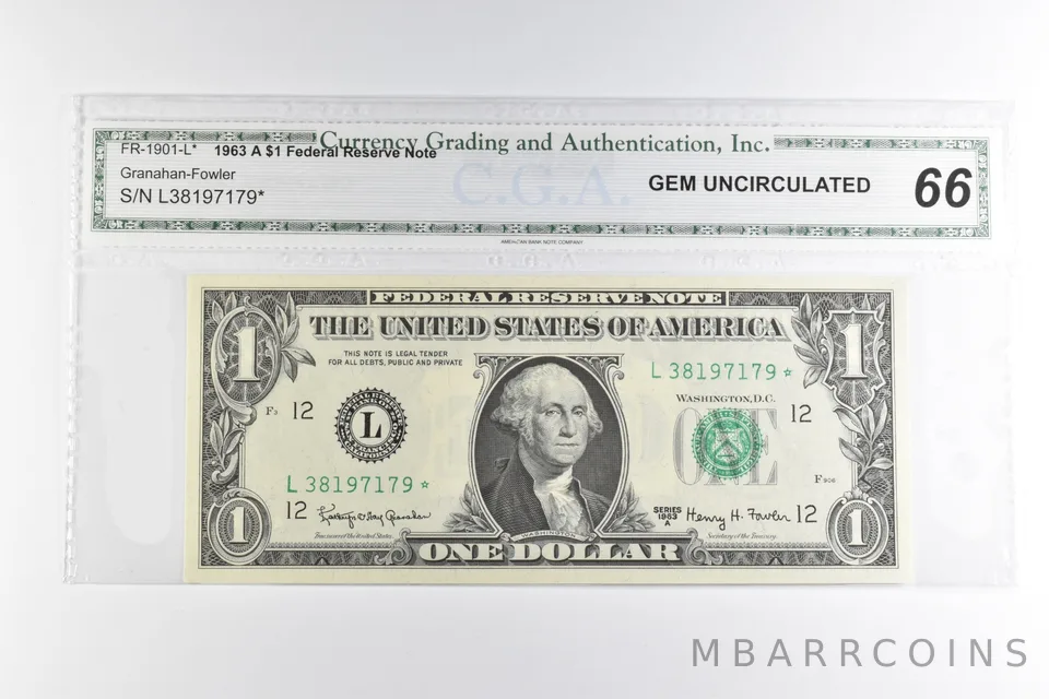 $1 1963-A San Francisco, CA FRN FR-1901-L* Star Note *8235