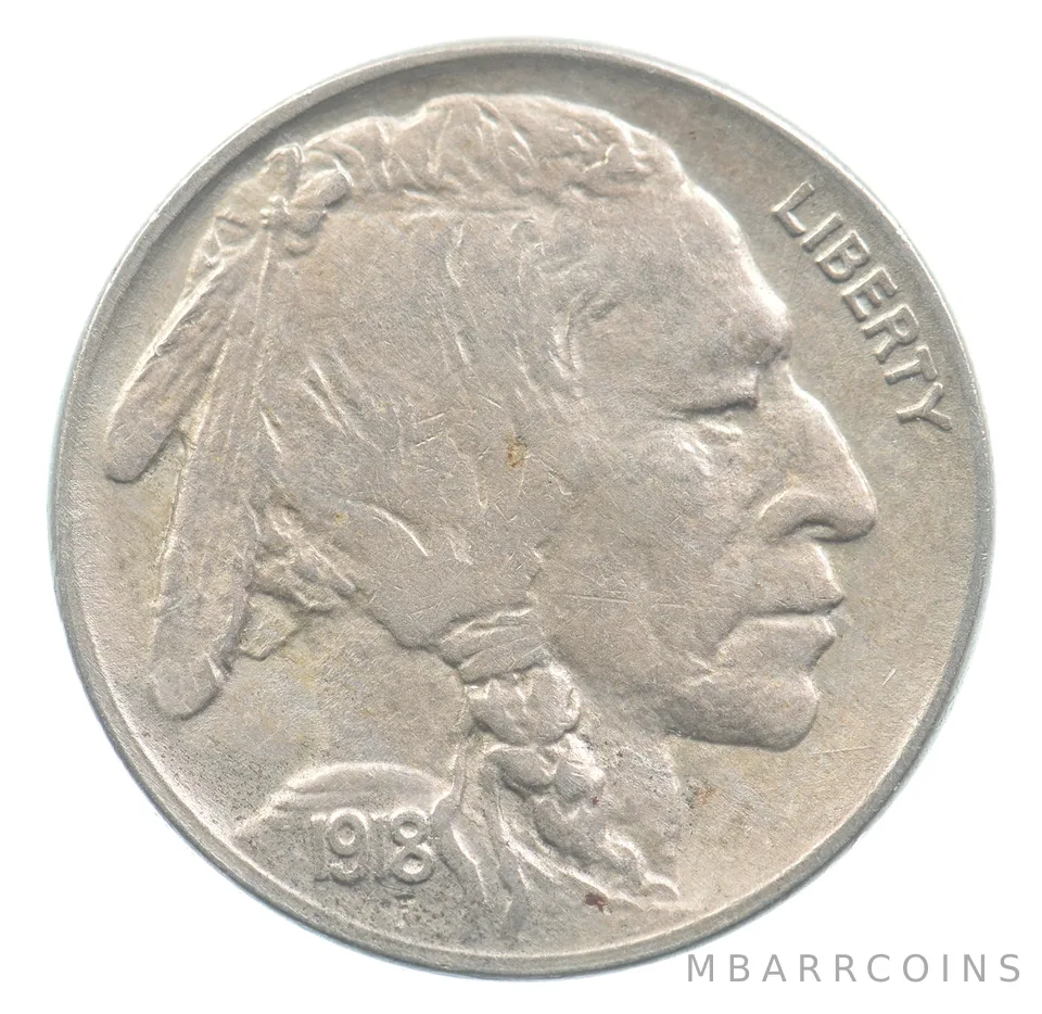 1918 Indian Head Buffalo Nickel *0039
