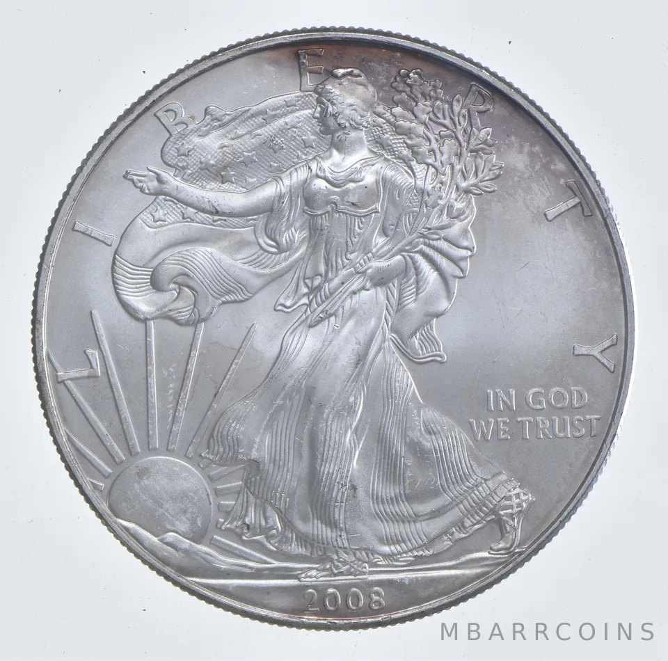 Better Date 2008 American Silver Eagle 1 Troy Oz .999 Fine Silver *438
