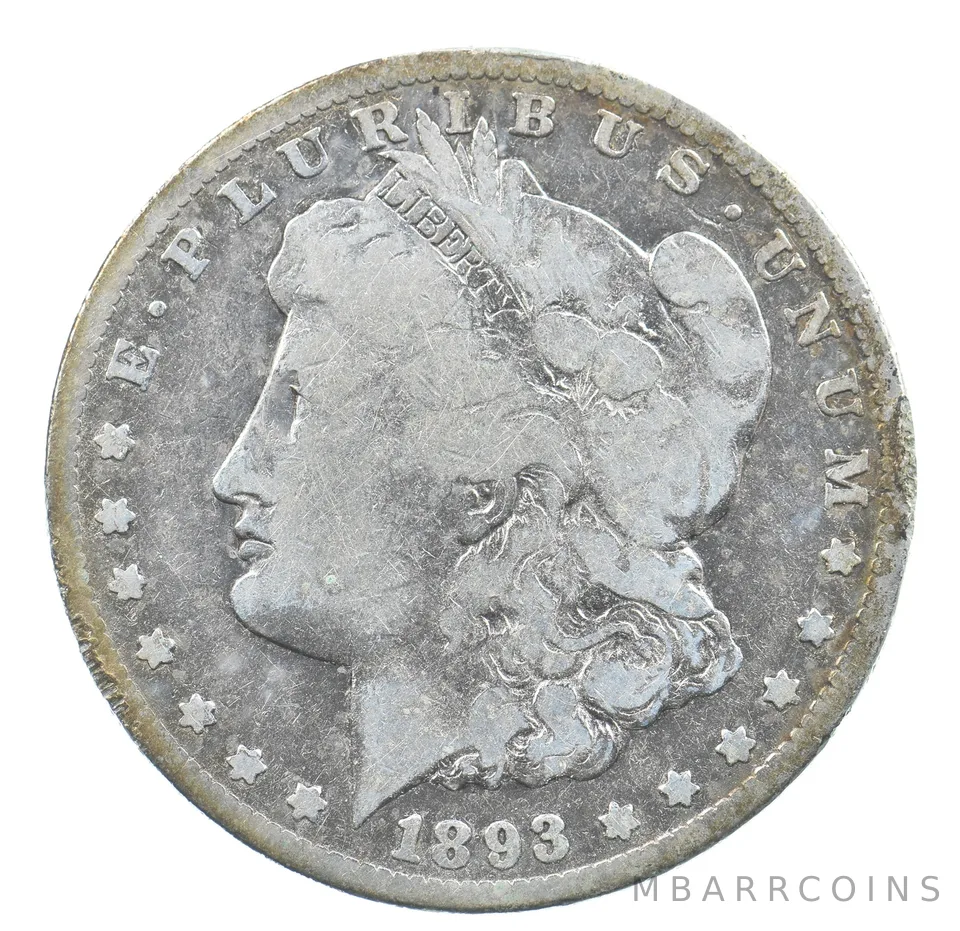 1893-CC Morgan Silver Dollar *6385
