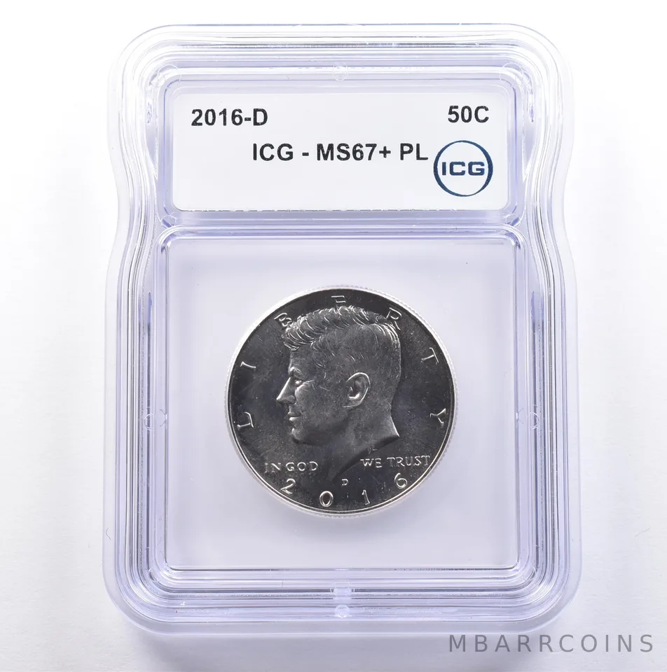 2016-D Kennedy Half Dollar MS67+ PL ICG *9111