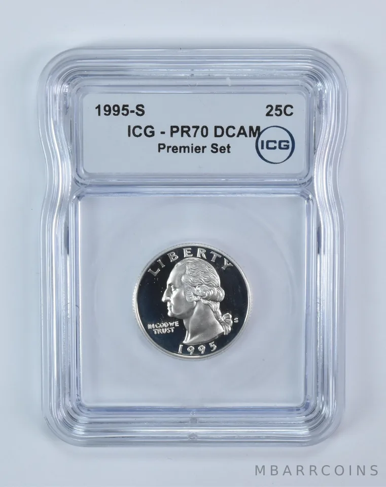 1995-S Washington Quarter Premier Set PR70 DCAM ICG