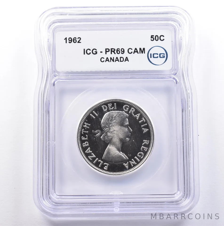 1962 Canada 50 Cents PR69 CAM ICG *9015
