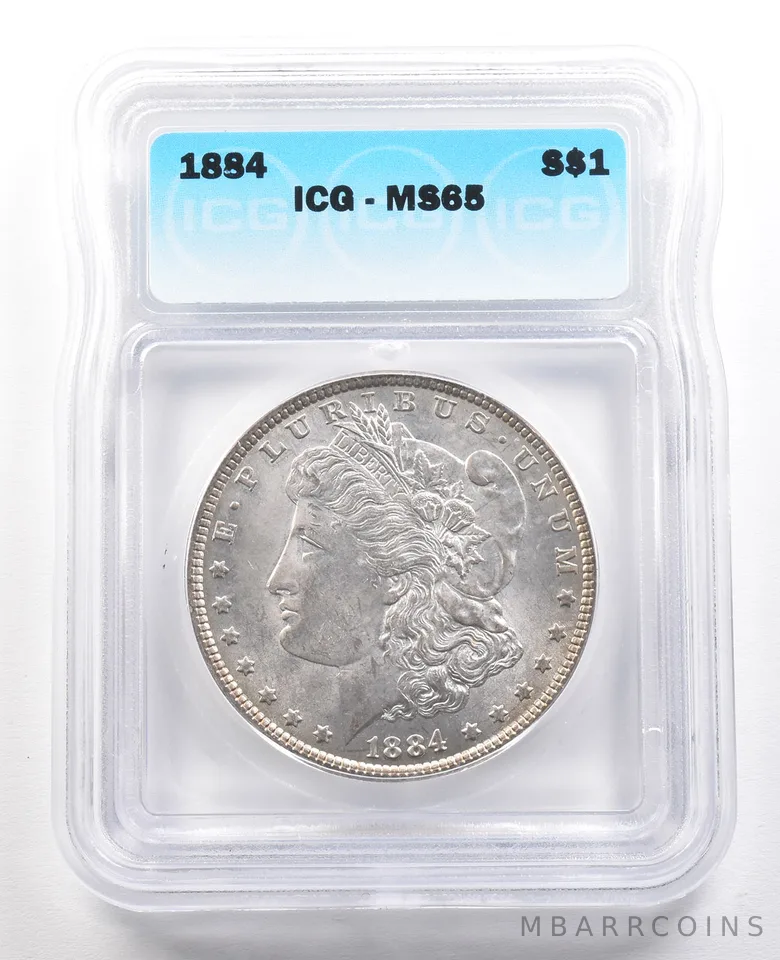 1884 Morgan Silver Dollar MS65 ICG *6577