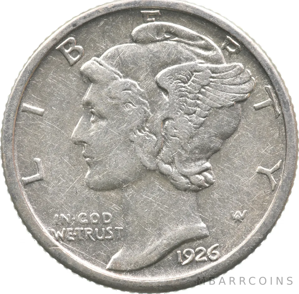 1926-D Mercury Dime a5243