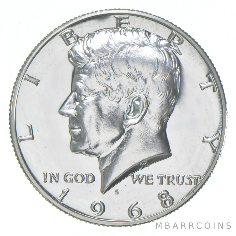 1968-S Kennedy Half Dollar Proof 40% Silver