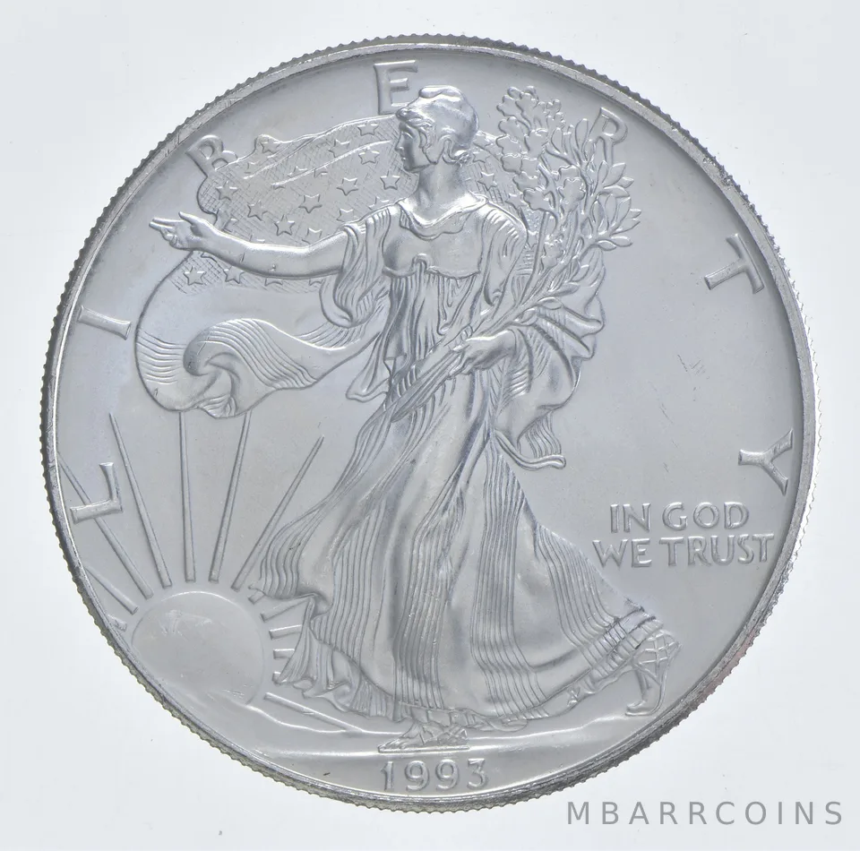 Better Date 1993 American Silver Eagle 1 Troy Oz .999 Fine Silver *068