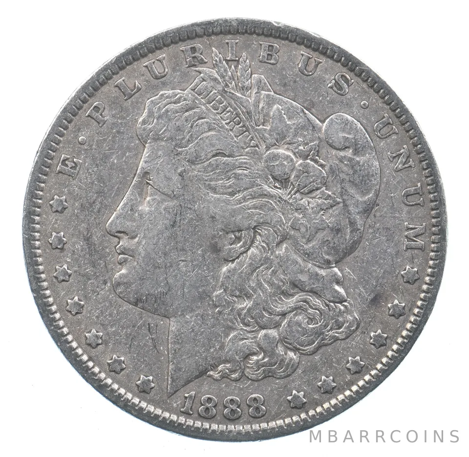 Early - 1888 Morgan Silver Dollar - 90% US Coin *019
