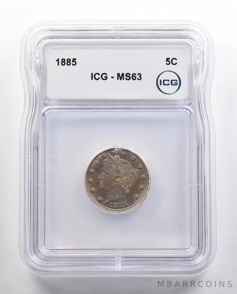 1885 Liberty V Nickel MS63 ICG *4452