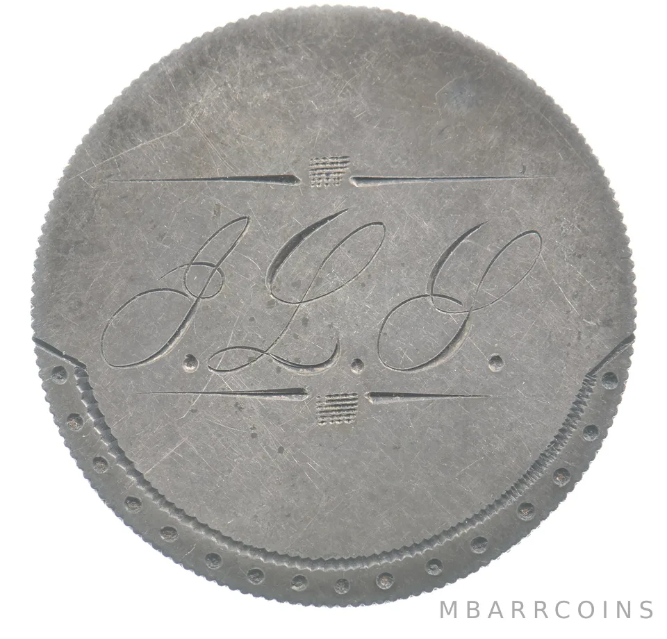 1891 Quarter Love Token JLY *4468