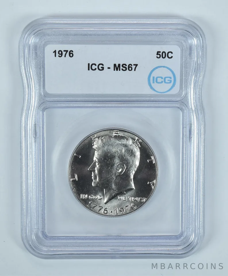 1976 Kennedy Half Dollar MS67 ICG
