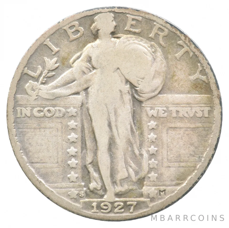 1927-S Standing Liberty Quarter *8197