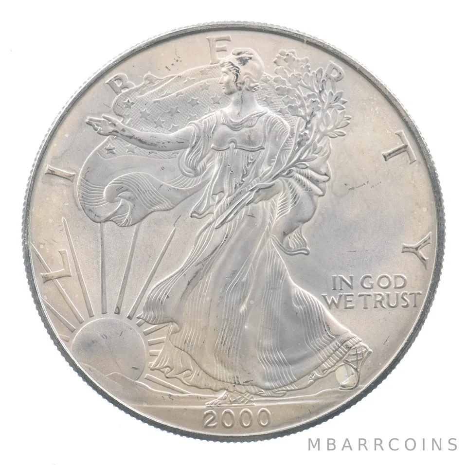 Better Date 2000 American Silver Eagle 1 Troy Oz .999 Fine Silver *783