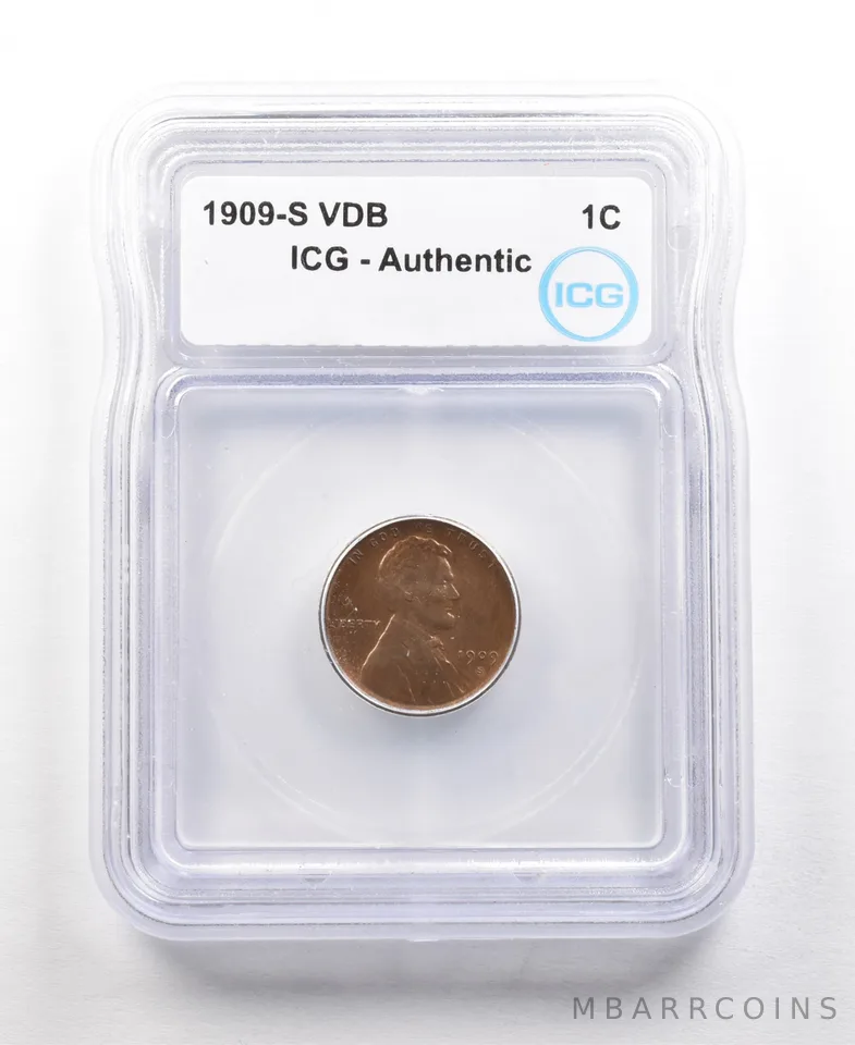 1909-S VDB Lincoln Wheat Cent Authentic ICG *6301