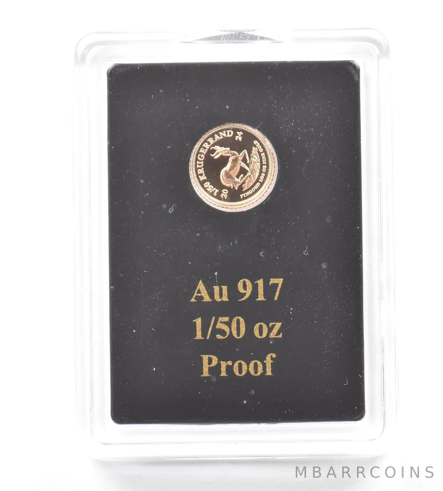 2024 South Africa 1/50 Krugerrand 1/50 Oz Gold Proof *2504