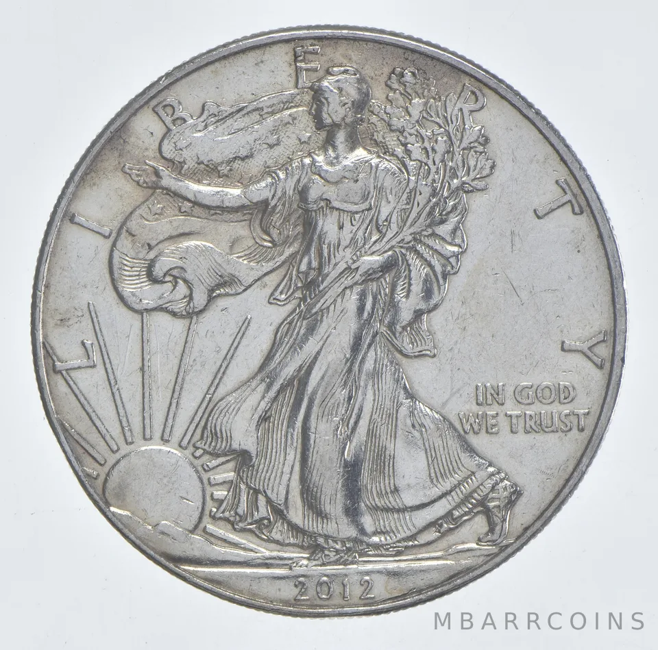 Better Date 2012 American Silver Eagle 1 Troy Oz .999 Fine Silver *419