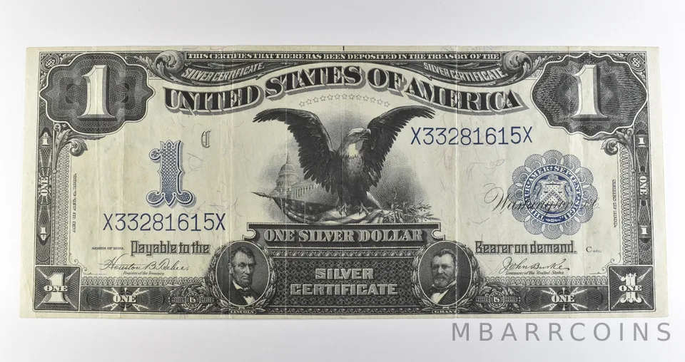 1899 $1 Silver Certificate Large Note Blue Seal *3605