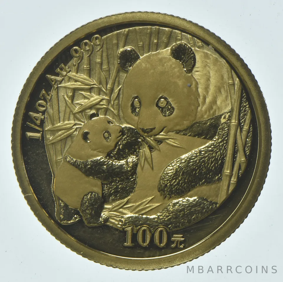 2005 China 100 Yuan Gold 1/4 Oz Gold a8166