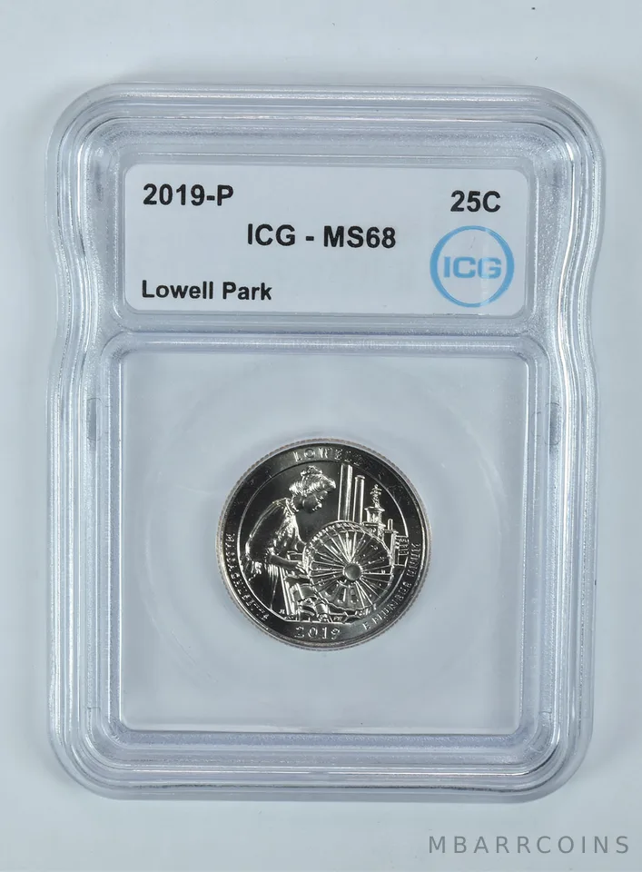 2019-P Washington Quarter ATB Lowell Park MS68 ICG