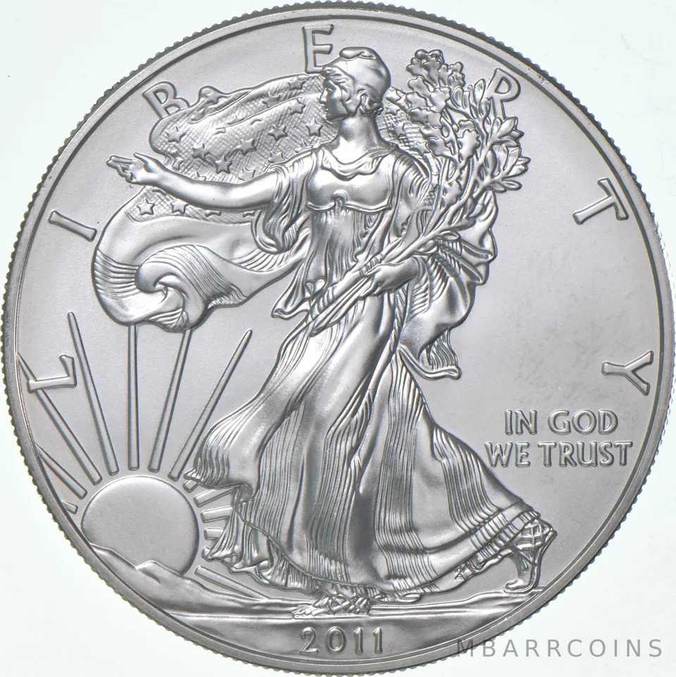 2011-W Burnished Silver Eagle