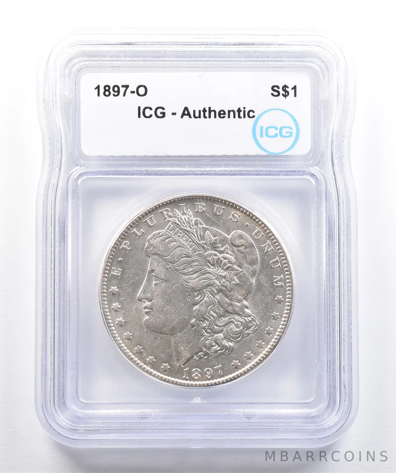 1897-O Morgan Silver Dollar Authentic ICG *7382