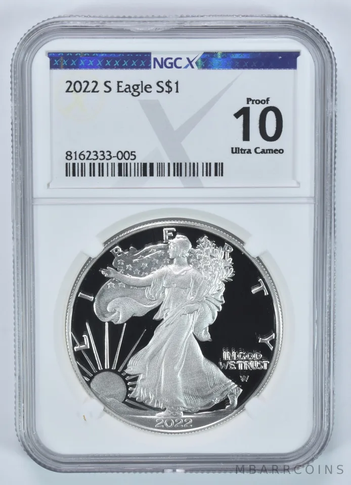 2022-S American Silver Eagle Proof 10 UCAM NGC X NGCX