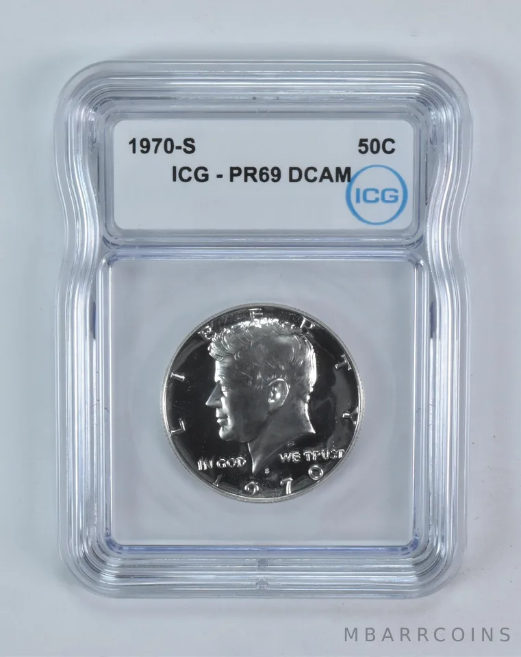 1970-S Kennedy Half Dollar PR69 DCAM ICG