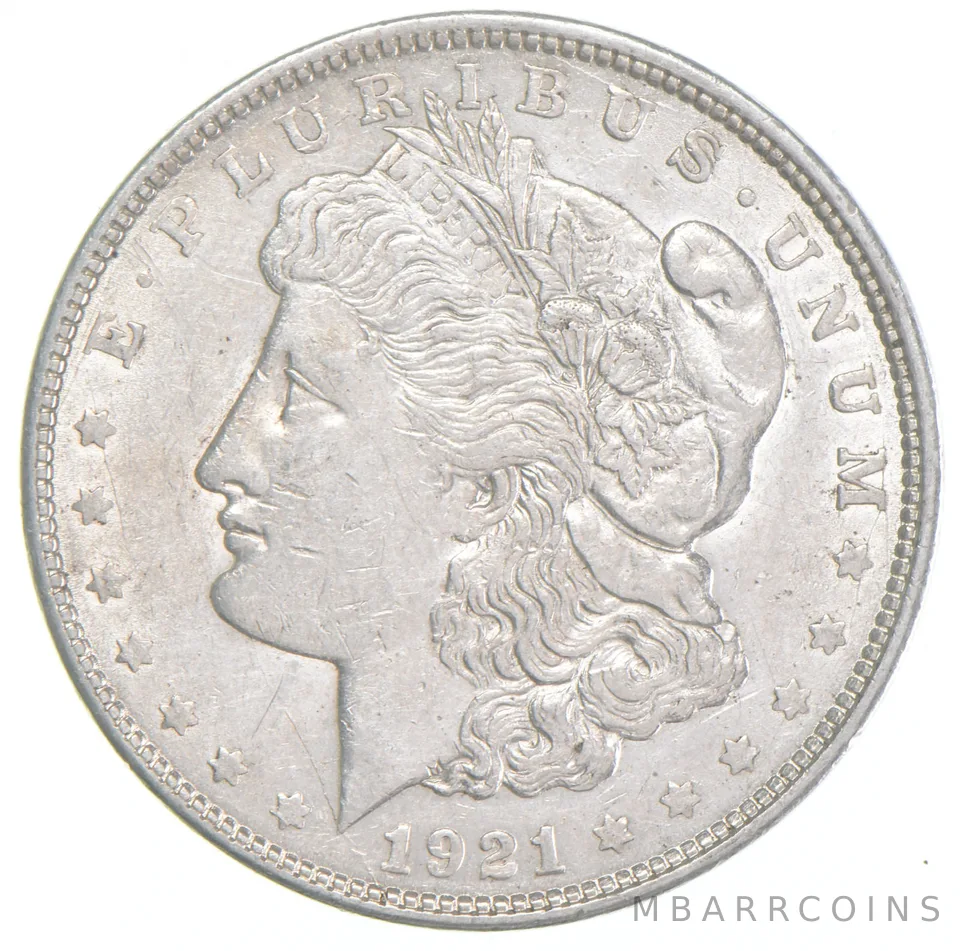 1921-D Morgan Silver Dollar VAM IBI Capped R Hot5U a1556