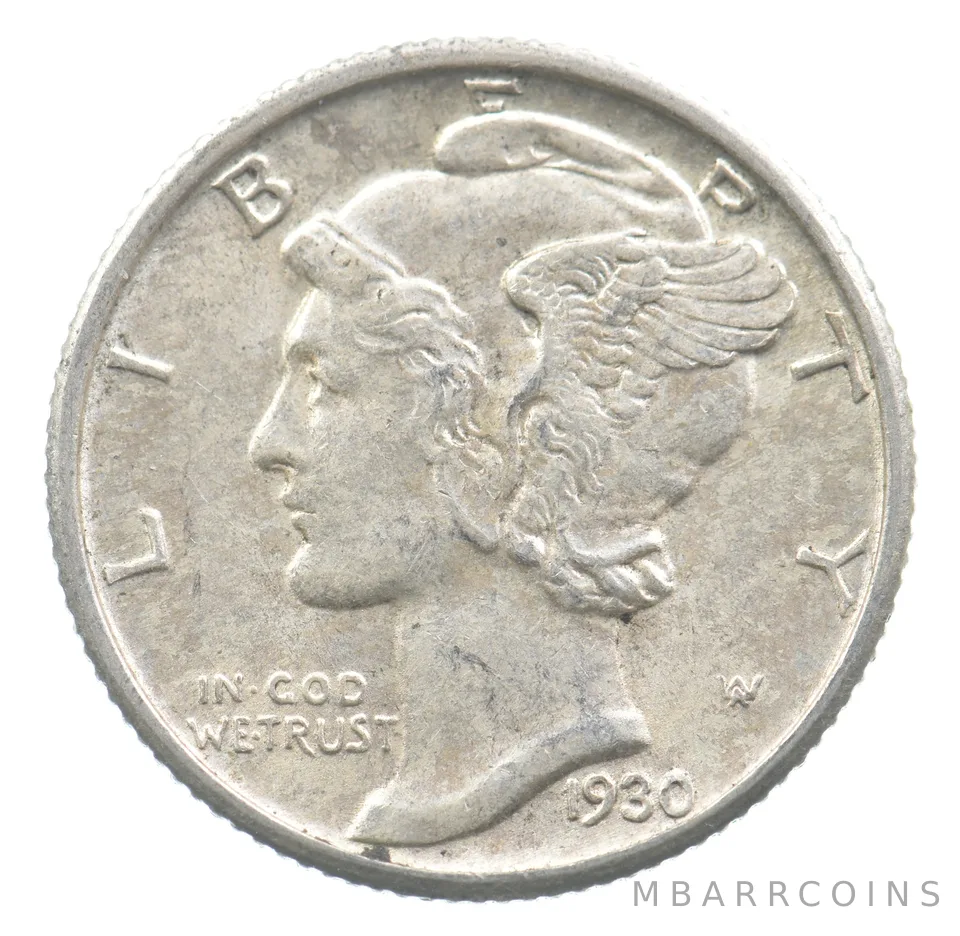 1930 Mercury Dime *6331