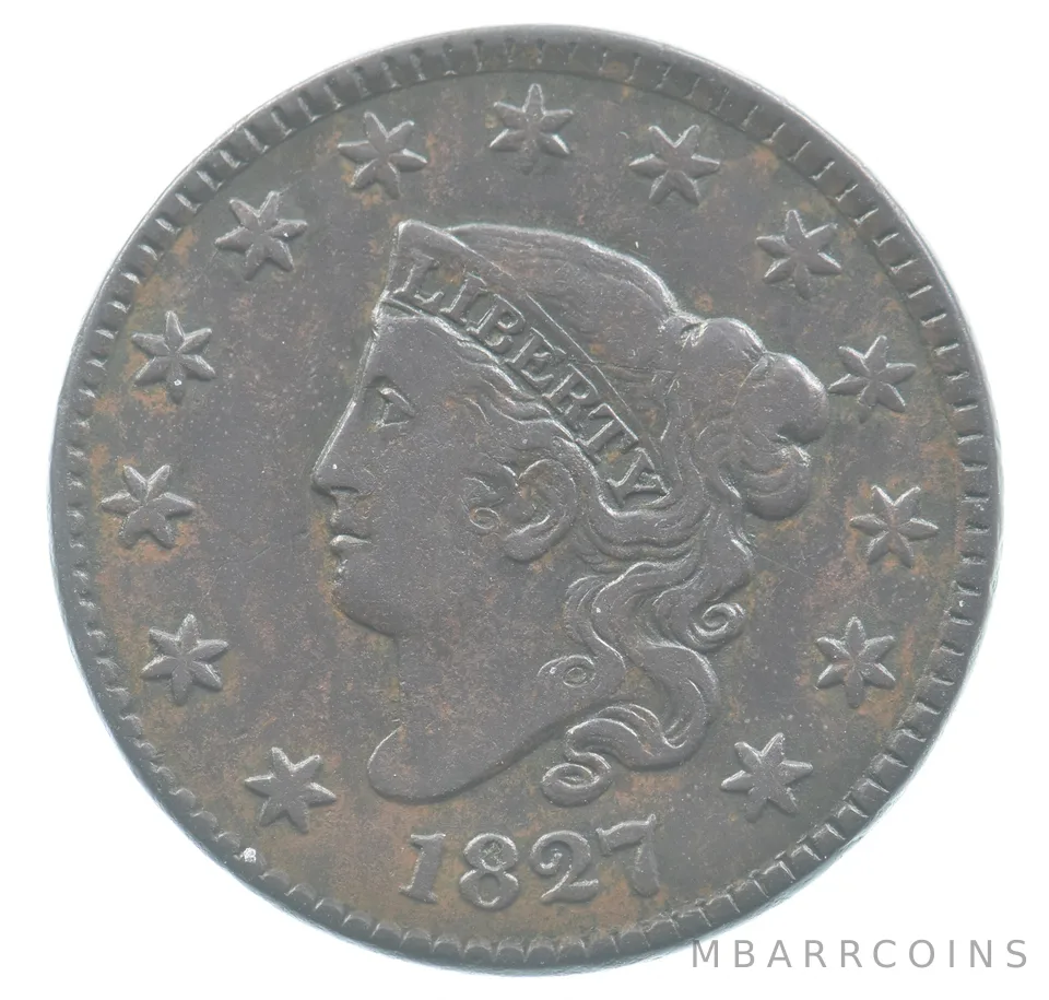 1827 Coronet Head Large Cent *9417