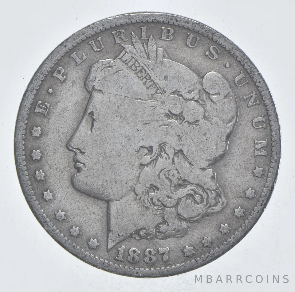 Early - 1887-O Morgan Silver Dollar - 90% US Coin *997