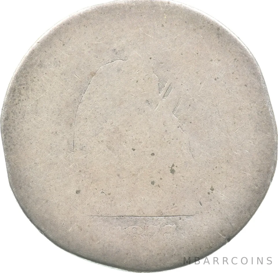 1877 Seated Liberty Quarter Lowball a8952