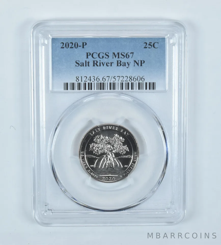 2020-P Washington Quarter ATB Salt River Bay MS67 PCGS