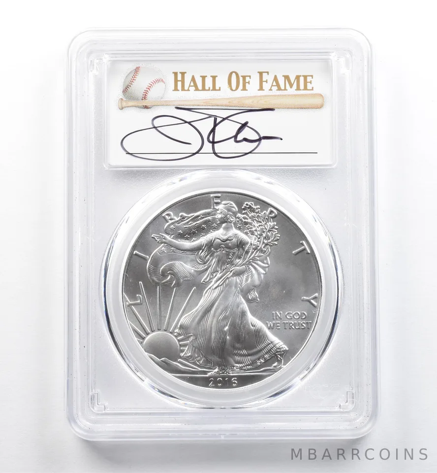 2016 (S) American Silver Eagle Jim Palmer MS70 PCGS *9905