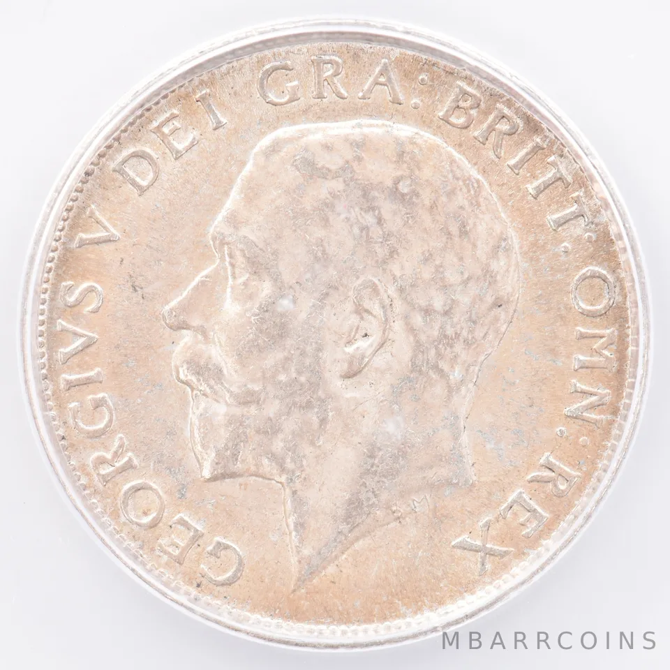 1916 Great Britain Shilling KM#816 MS62 ICG Beautiful Tone *1954