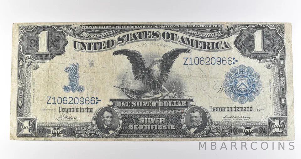 1899 $1 Silver Certificate Large Note Blue Seal *3623