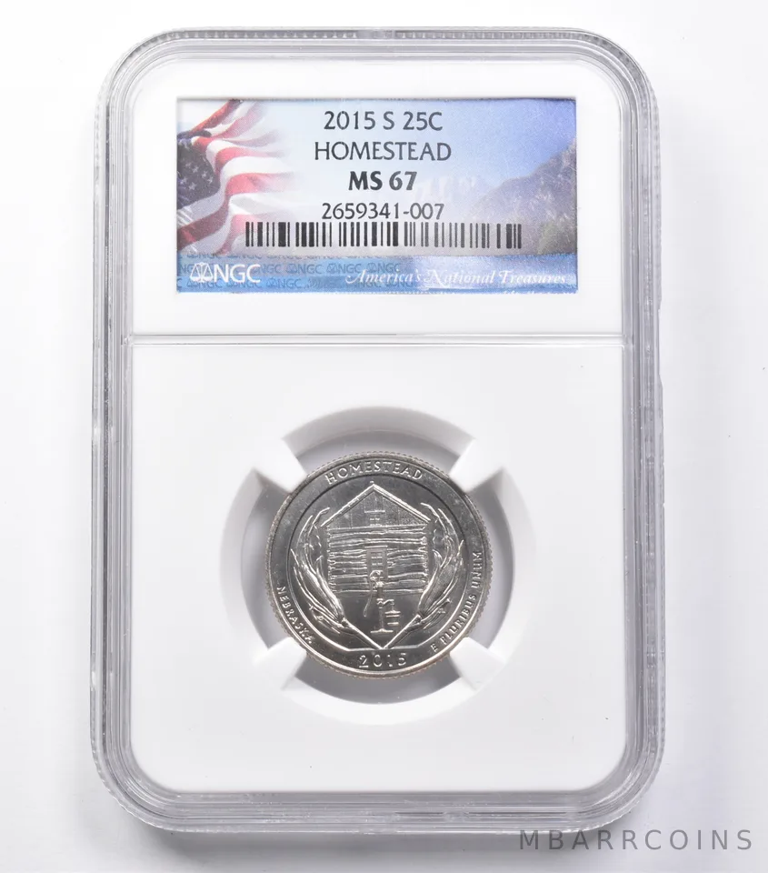MS67 2015-S Washington Quarter Homestead NGC a5441