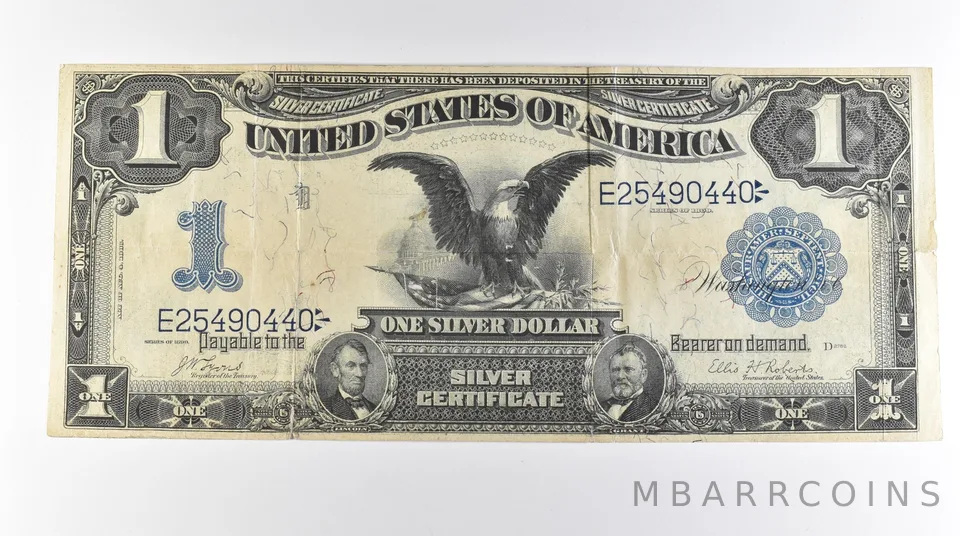 1899 $1 United States Black Eagle Silver Certificate Large Note FR#226a *0711