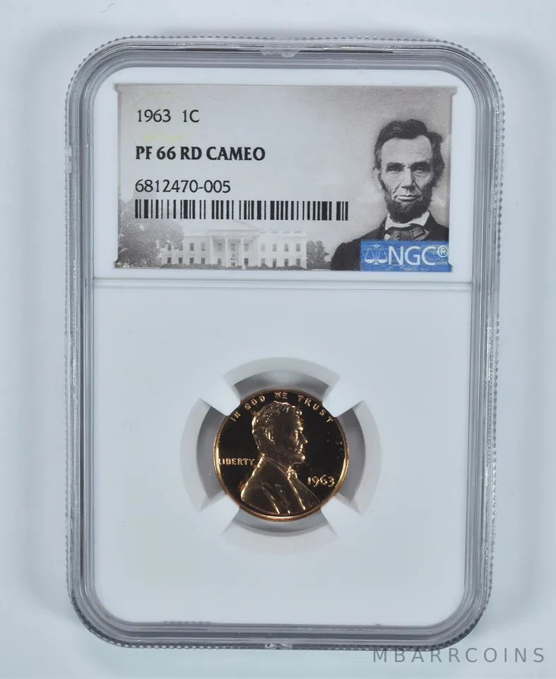 1963 Lincoln Memorial Cent PF66 RD Cameo NGC Special Label