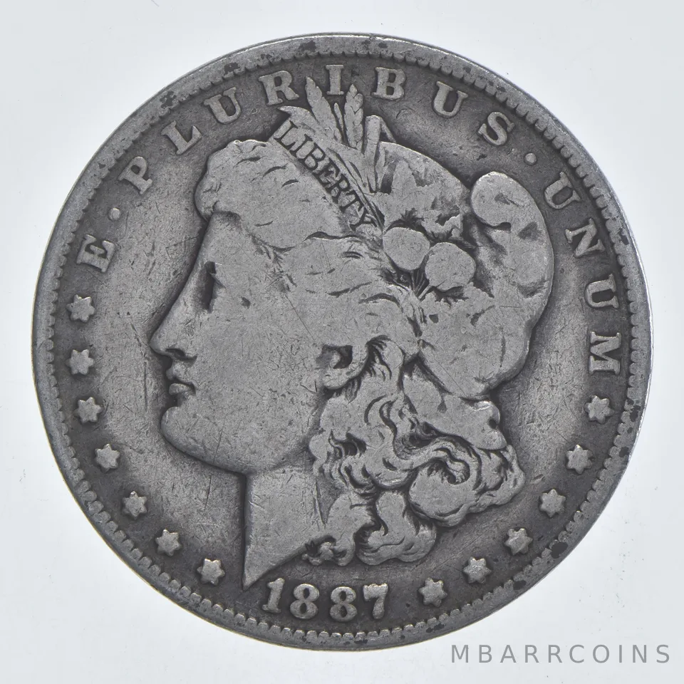 Early - 1887-O Morgan Silver Dollar - 90% US Coin *764